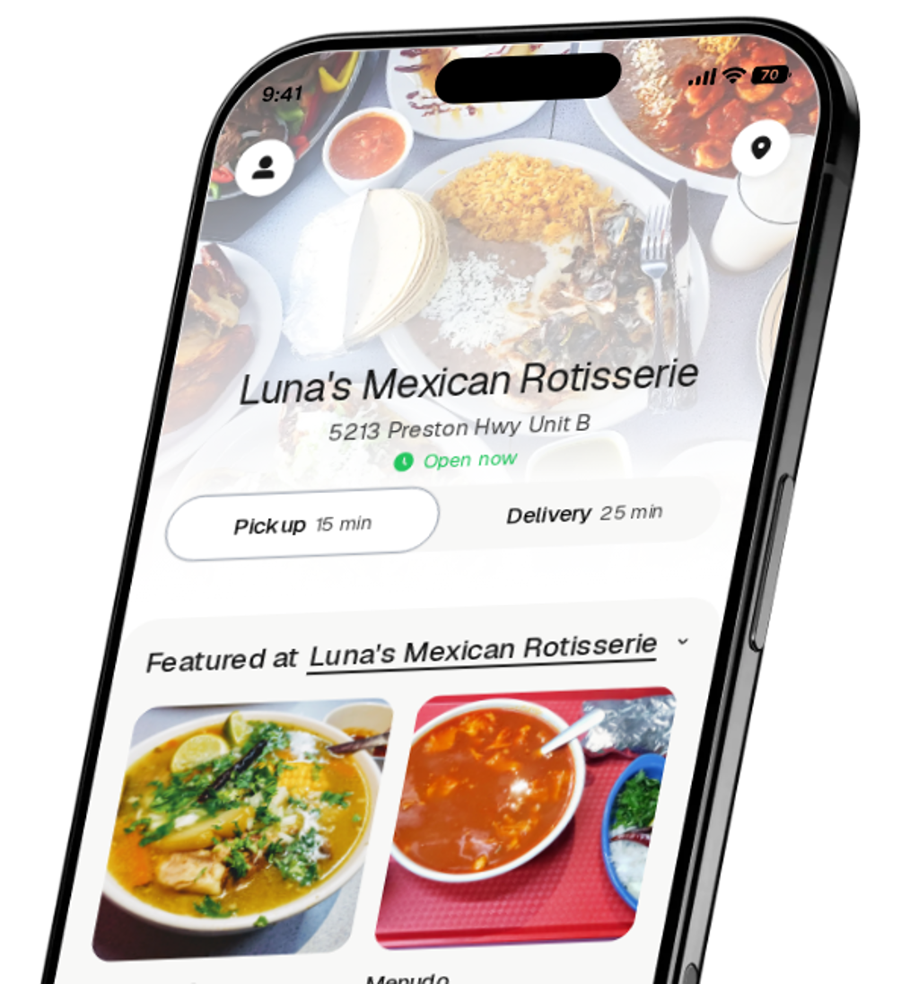 Luna's Mexican Rotisserie app preview